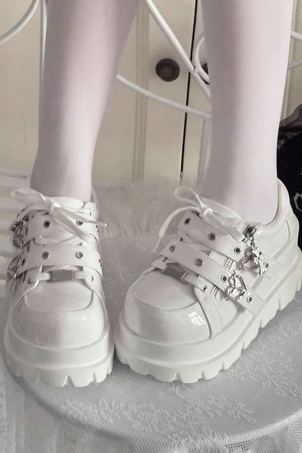 Chrome Hearts Platform Shoes