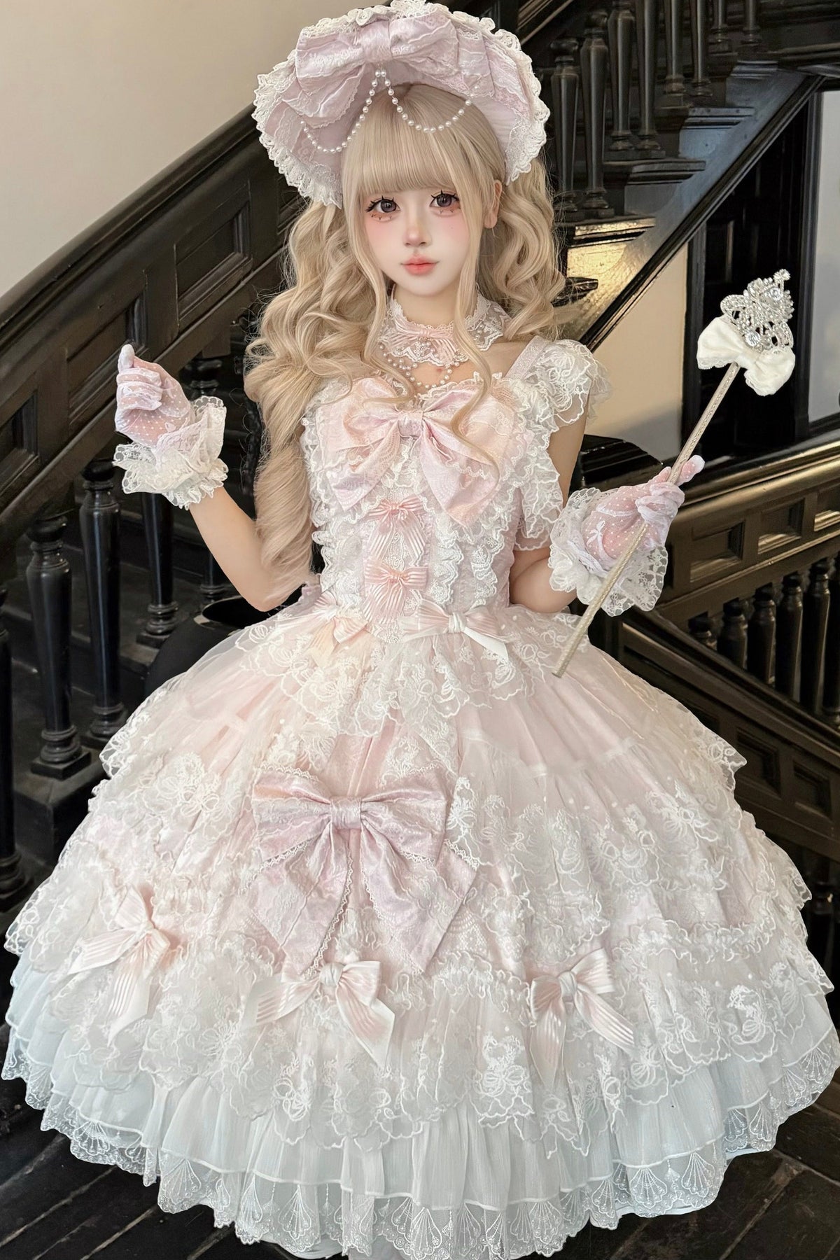Light Floral Wedding Jsk Dress