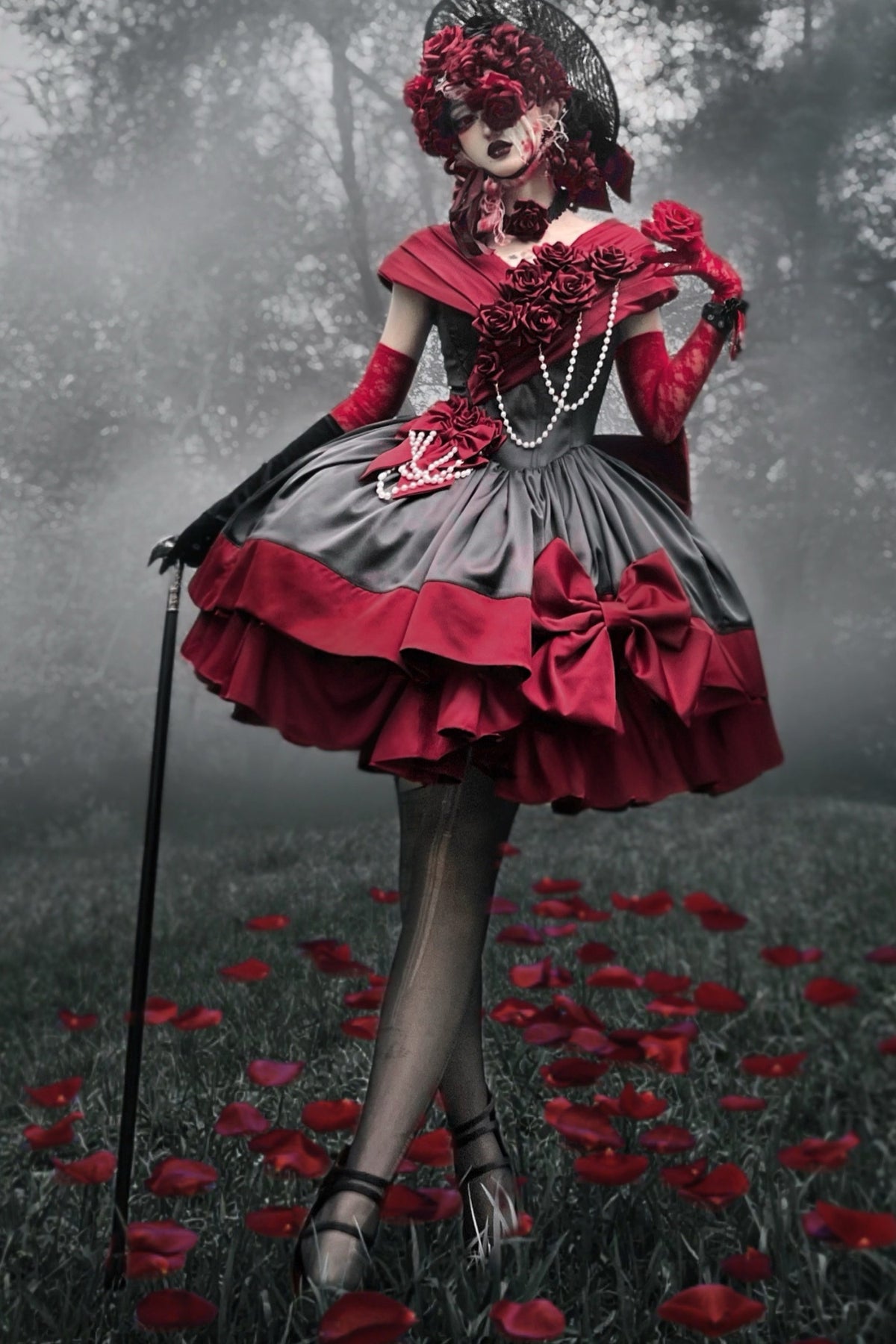 Treasure Box Rose Lolita Dress