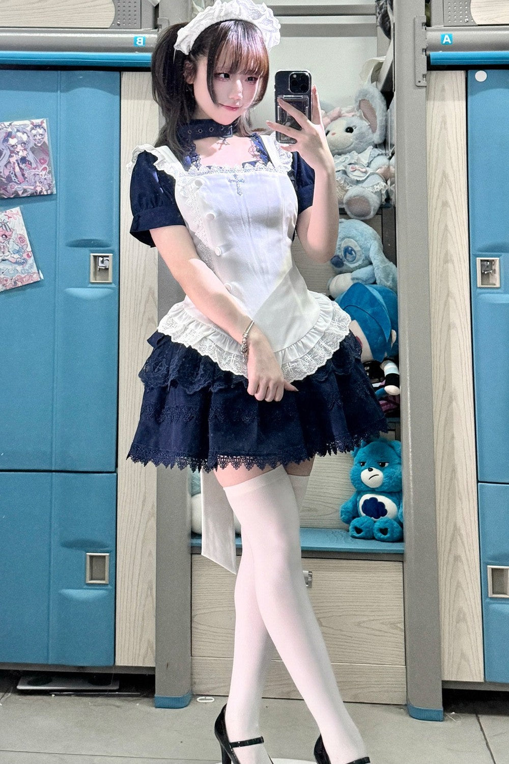 Dark Gothic Maid Lolita Set