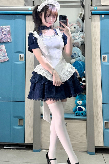 Dark Gothic Maid Lolita Set