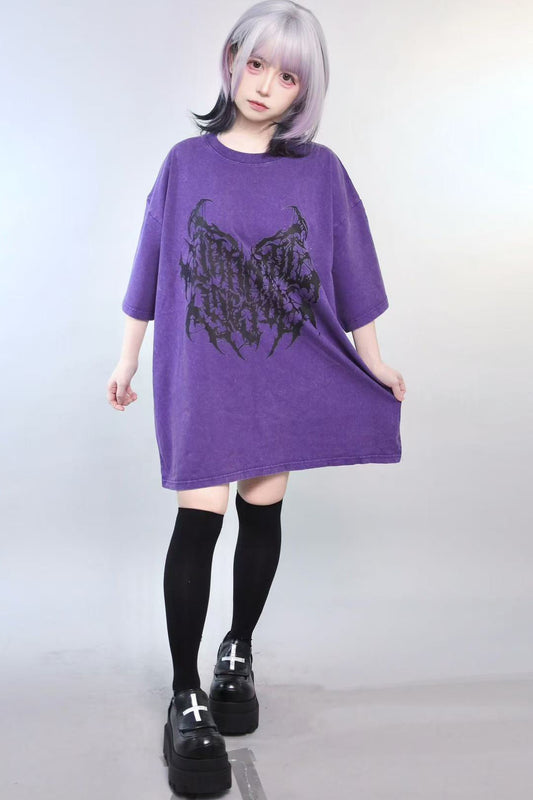 Dark Fallen Purple Big T-Shirt