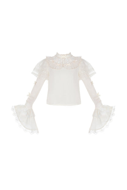 Ölgemälde-Lolita-JSK-Set mit hoher Taille