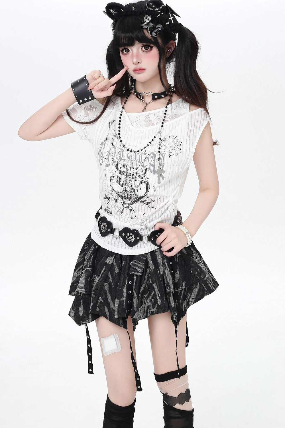 Subculture Graffiti Distressed Tank Top