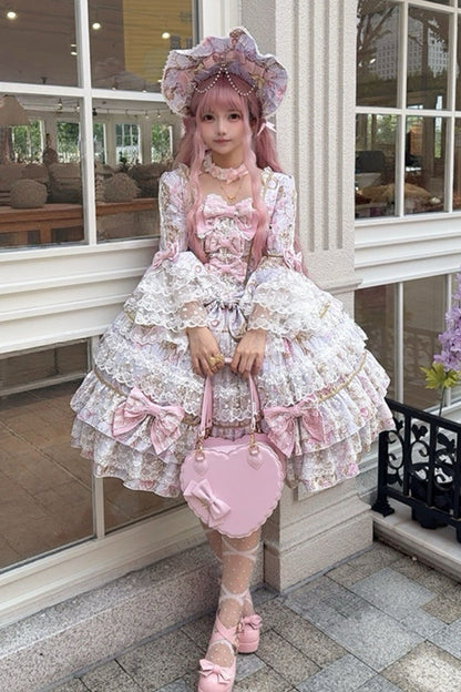 Long-Sleeved Candlestick Dress