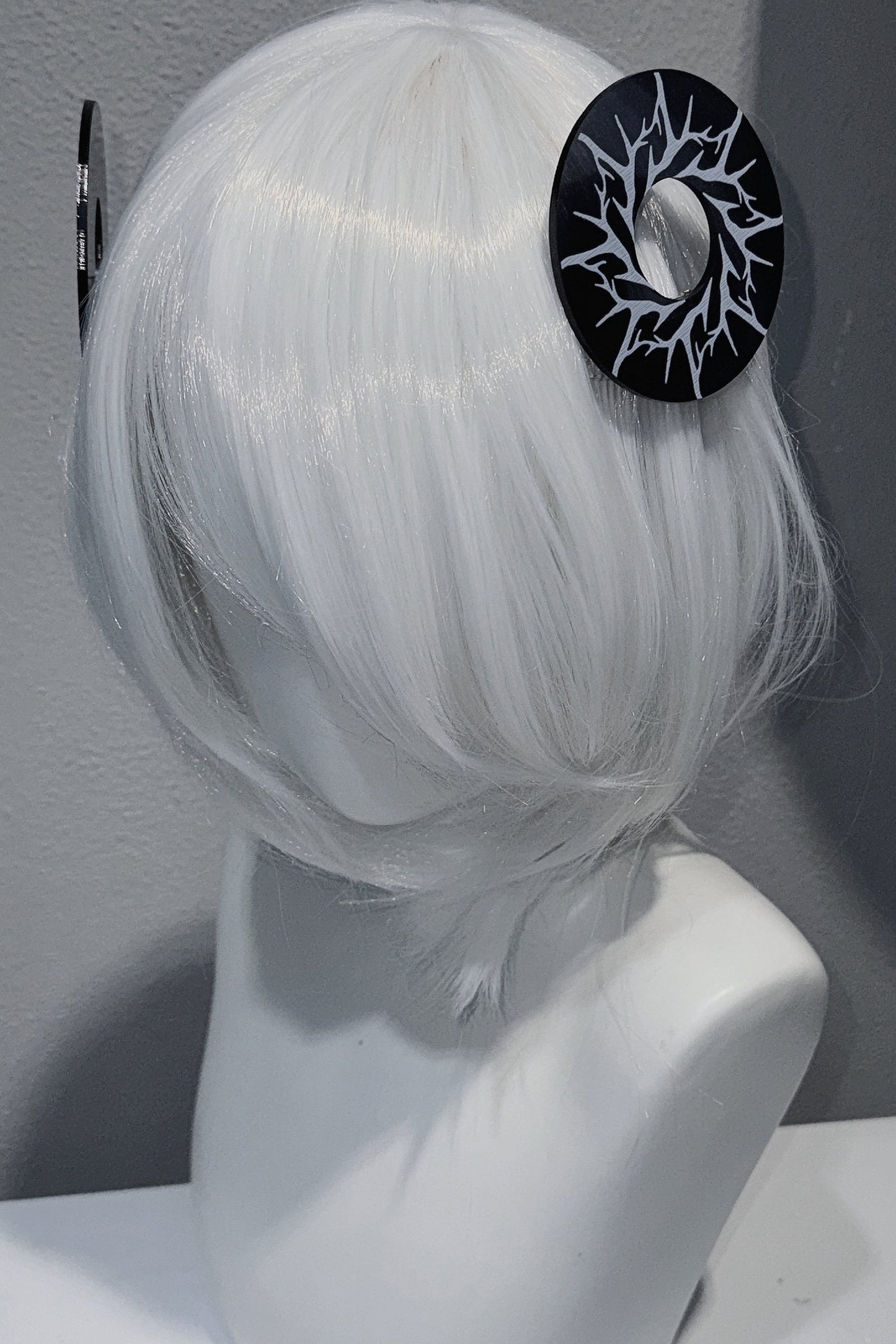 Transparent Hollow Circle Double Ponytail Hair Clip