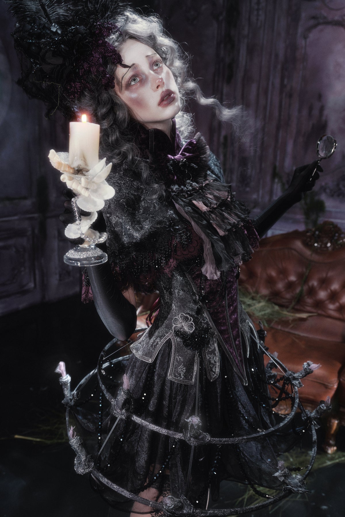 Gothic Soul-Catching Lantern Skirt