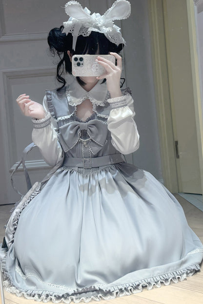 Moonlight Trio Lace Bow Dress