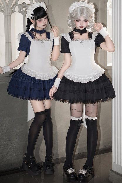 Dark Gothic Maid Lolita Set