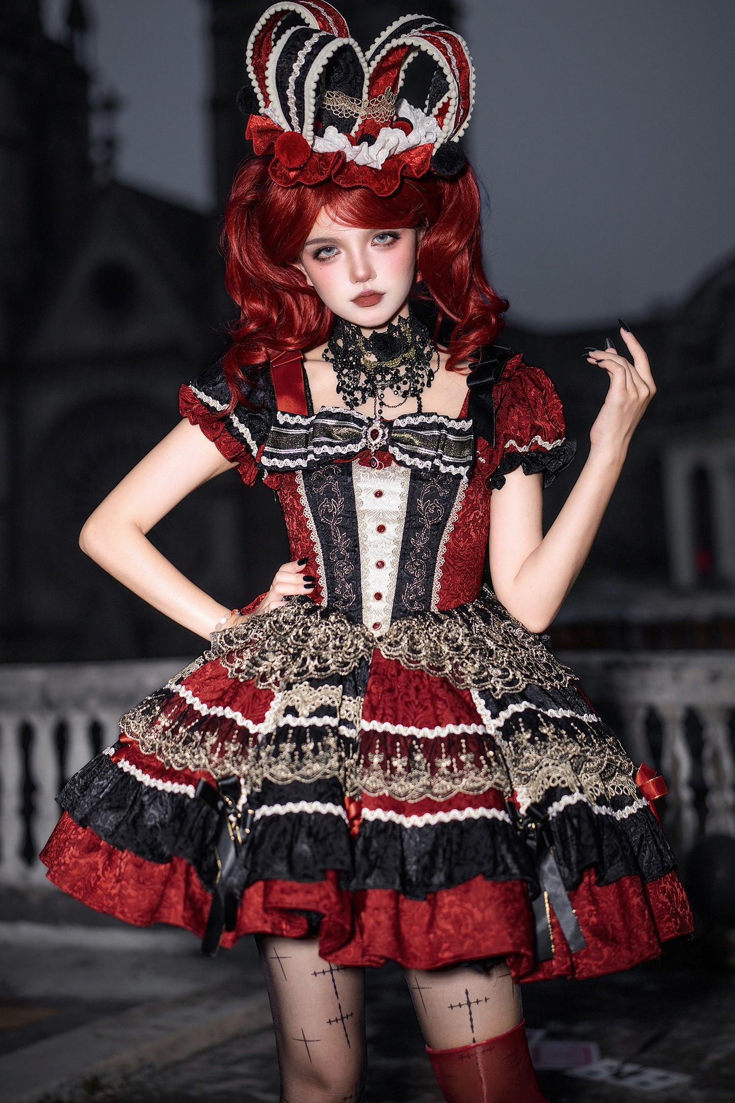 Robe Lolita boîte magique de rêve Reine des cœurs