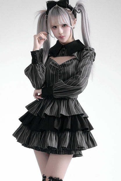 Subculture Dark Top and Shorts Set