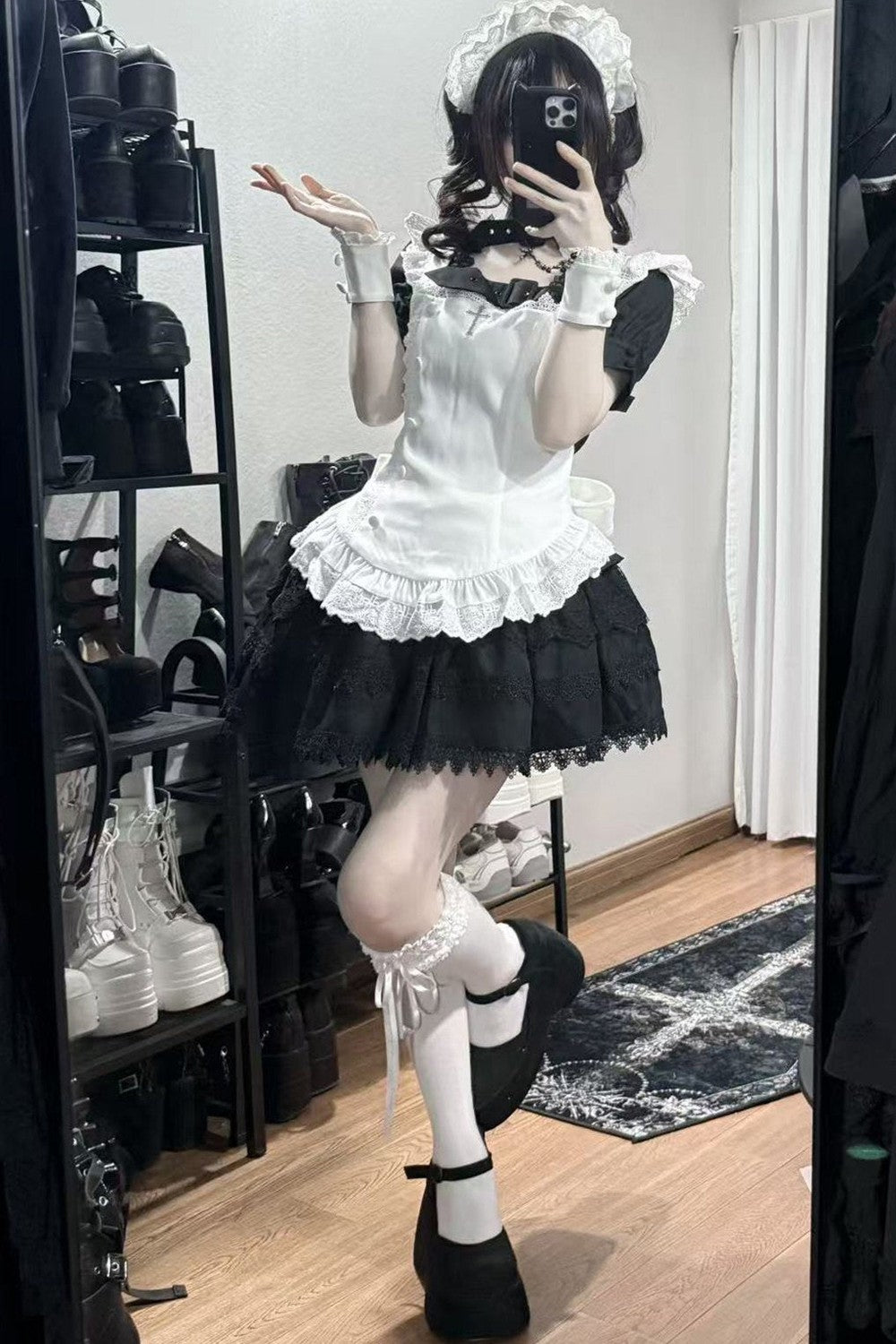 Dark Gothic Maid Lolita Set