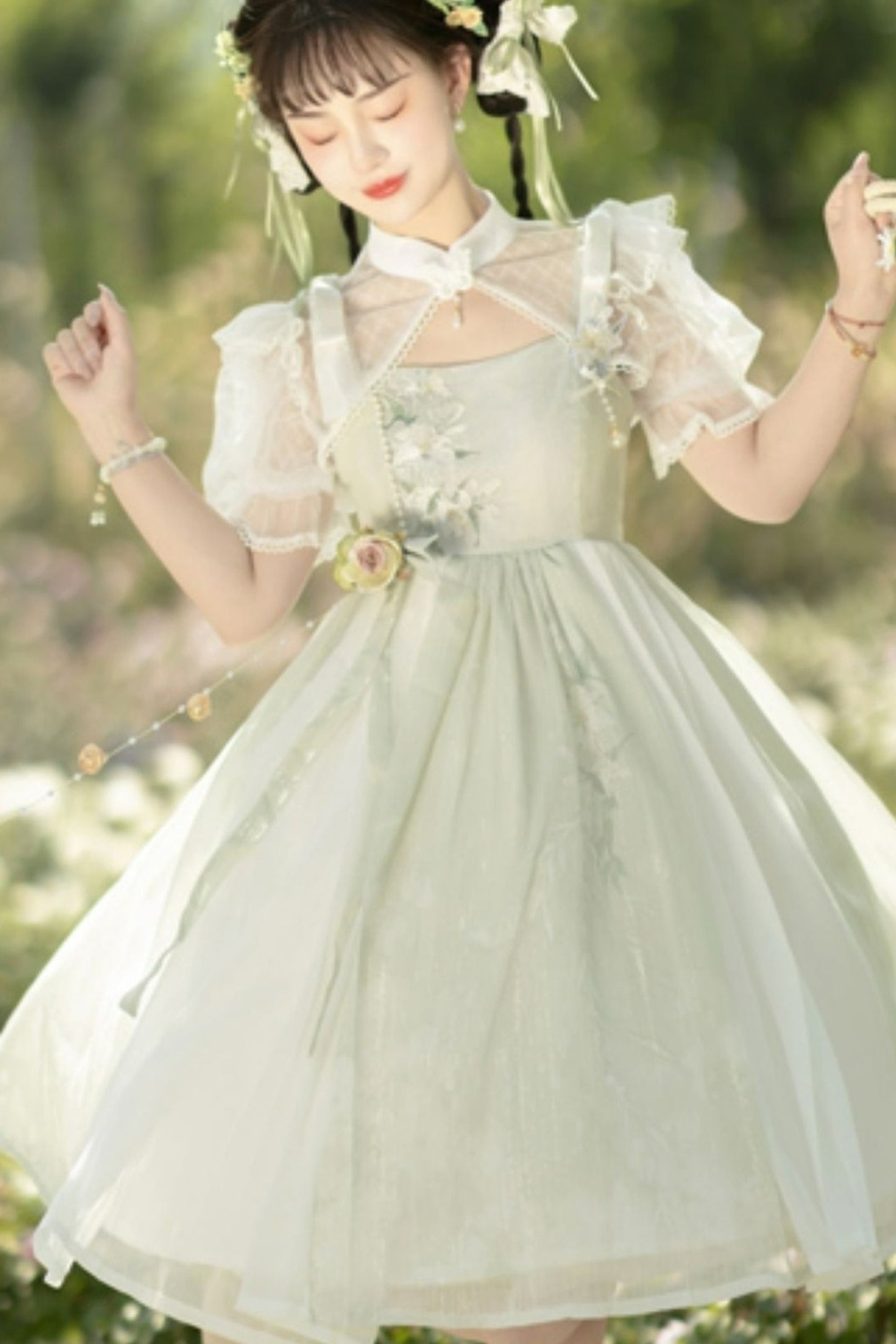 バタフライチャイナプリンセスロリータドレス