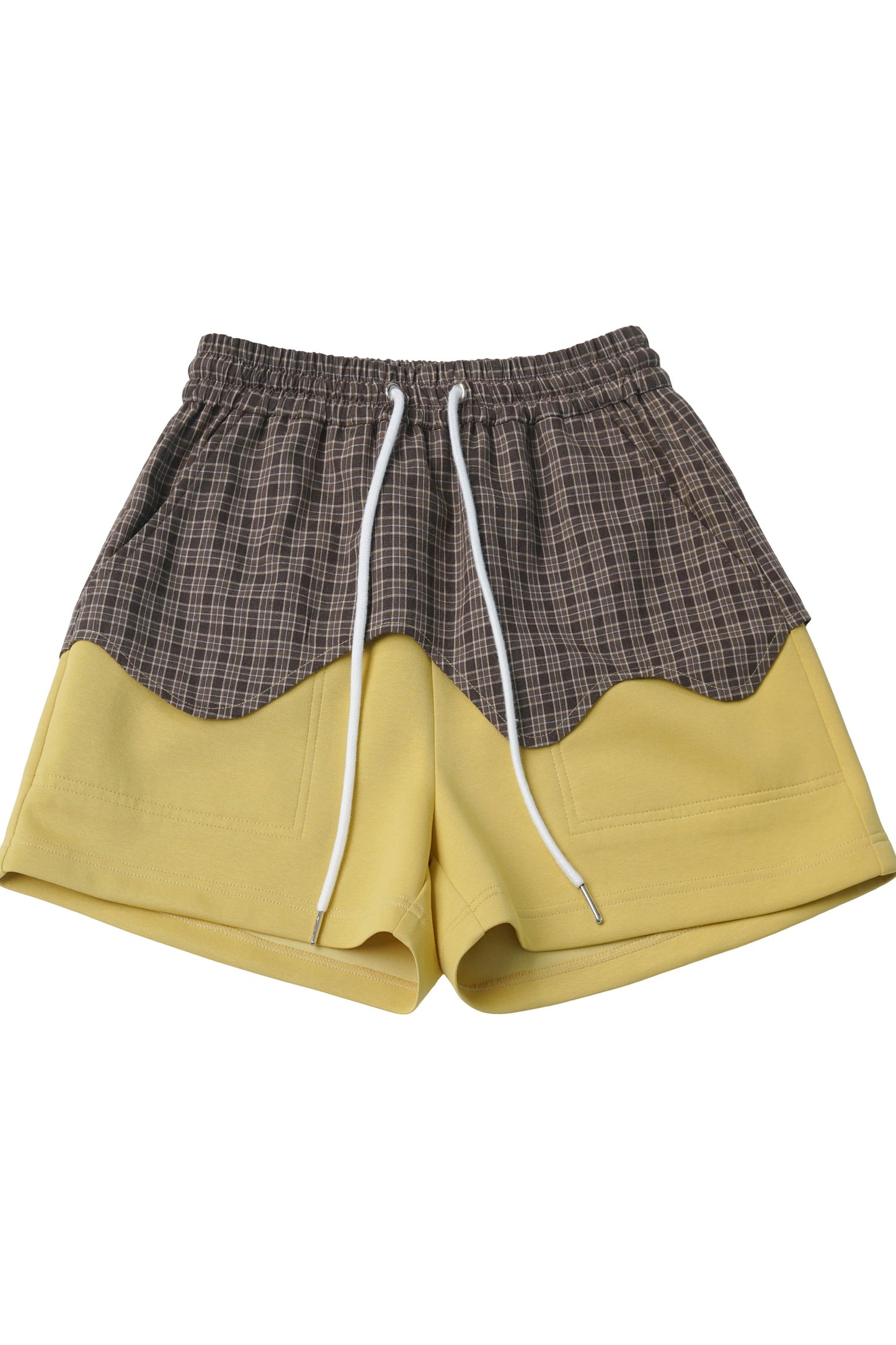 Lightweight Layered Top & Contrast Shorts Set-Up