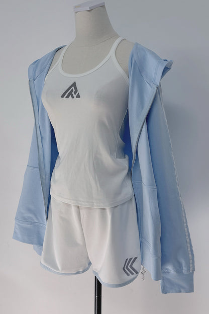 Reflective Mechanical Cami & Blouse Set