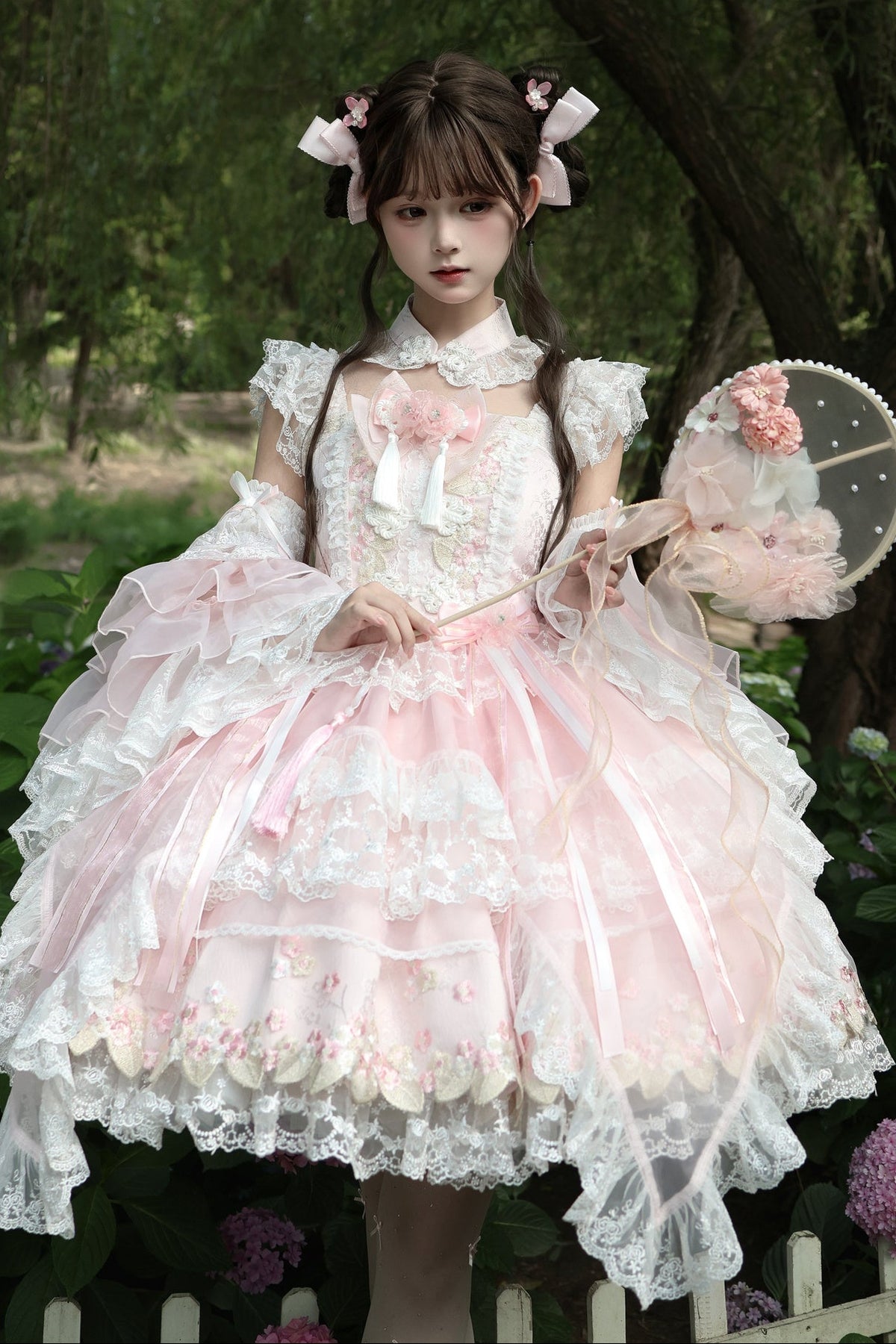 Sugar Blossom Chinese Lolita Dress