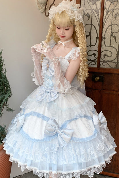 Cotton Candy Ribbon Princess Dress