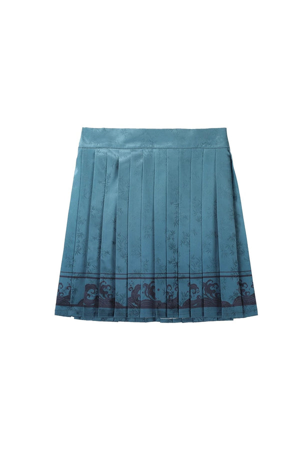 Cyberpunk Chinese-Style Lolita Top + Strapped Dress + Skirt + Leg Covers