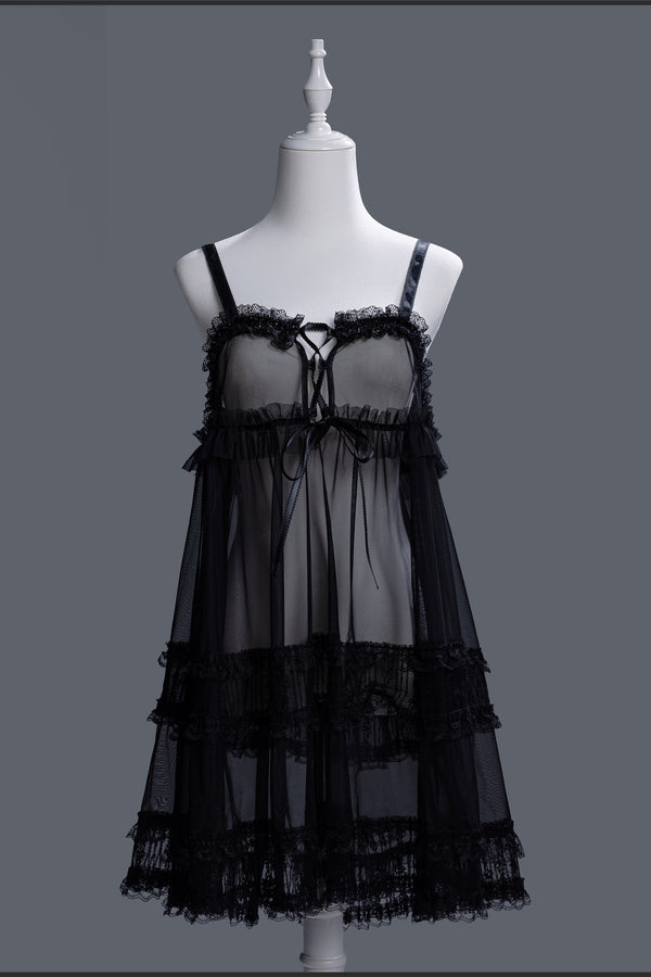 Sleeping Angel Dolly Ruffle Dress