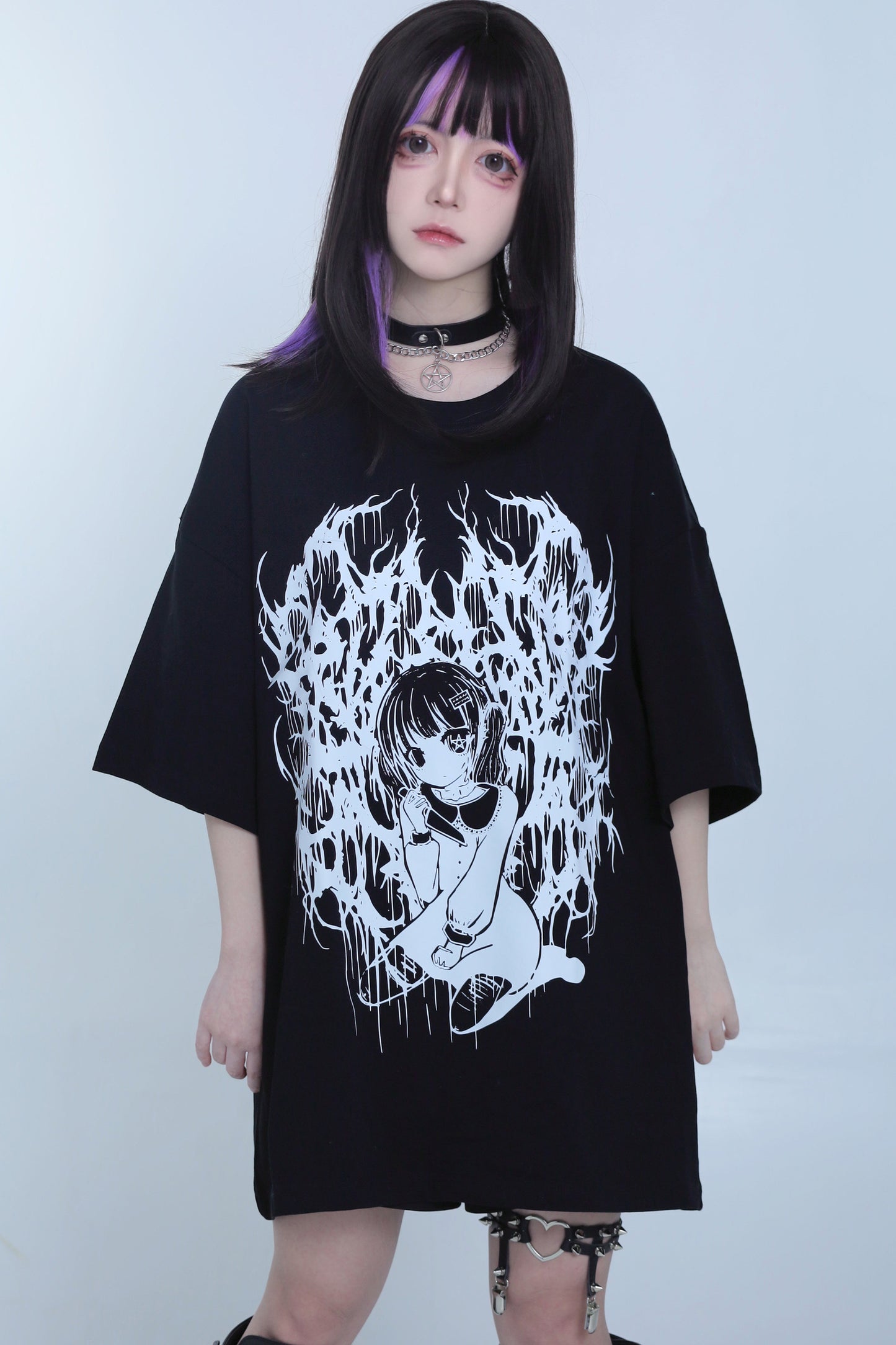 地雷セーラーオーバーTシャツ