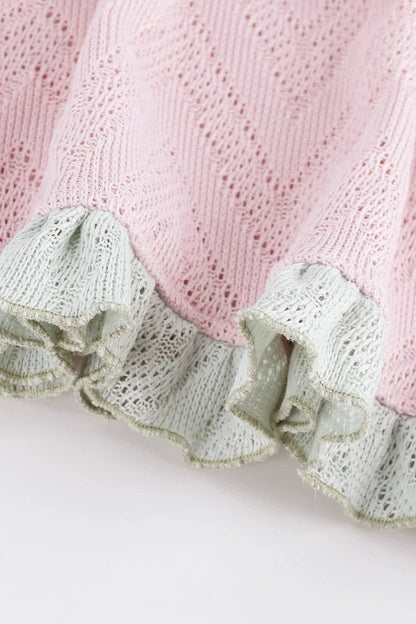 Mädchenhaftes weißes Druckhemd + Kleid mit Schleife