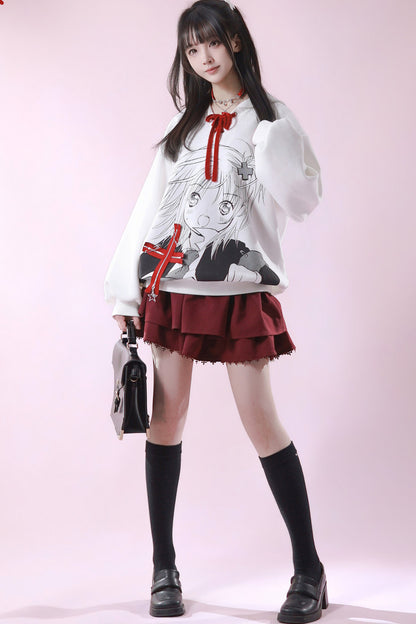 Tiered Puffy Cake Skirt