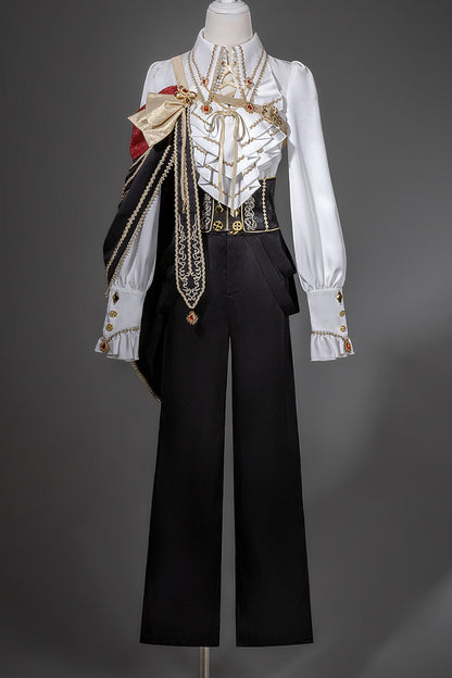 European Court Prince Top Pants Set-Up