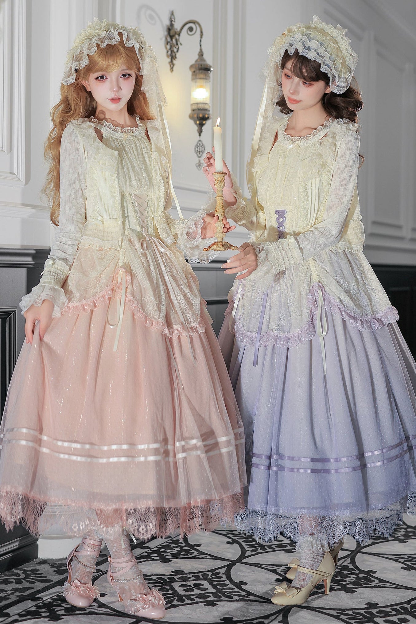 パステルツインプリンセスロリータドレス