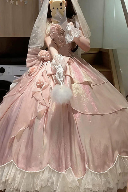 ローズリボンロイヤルプリンセスドレス