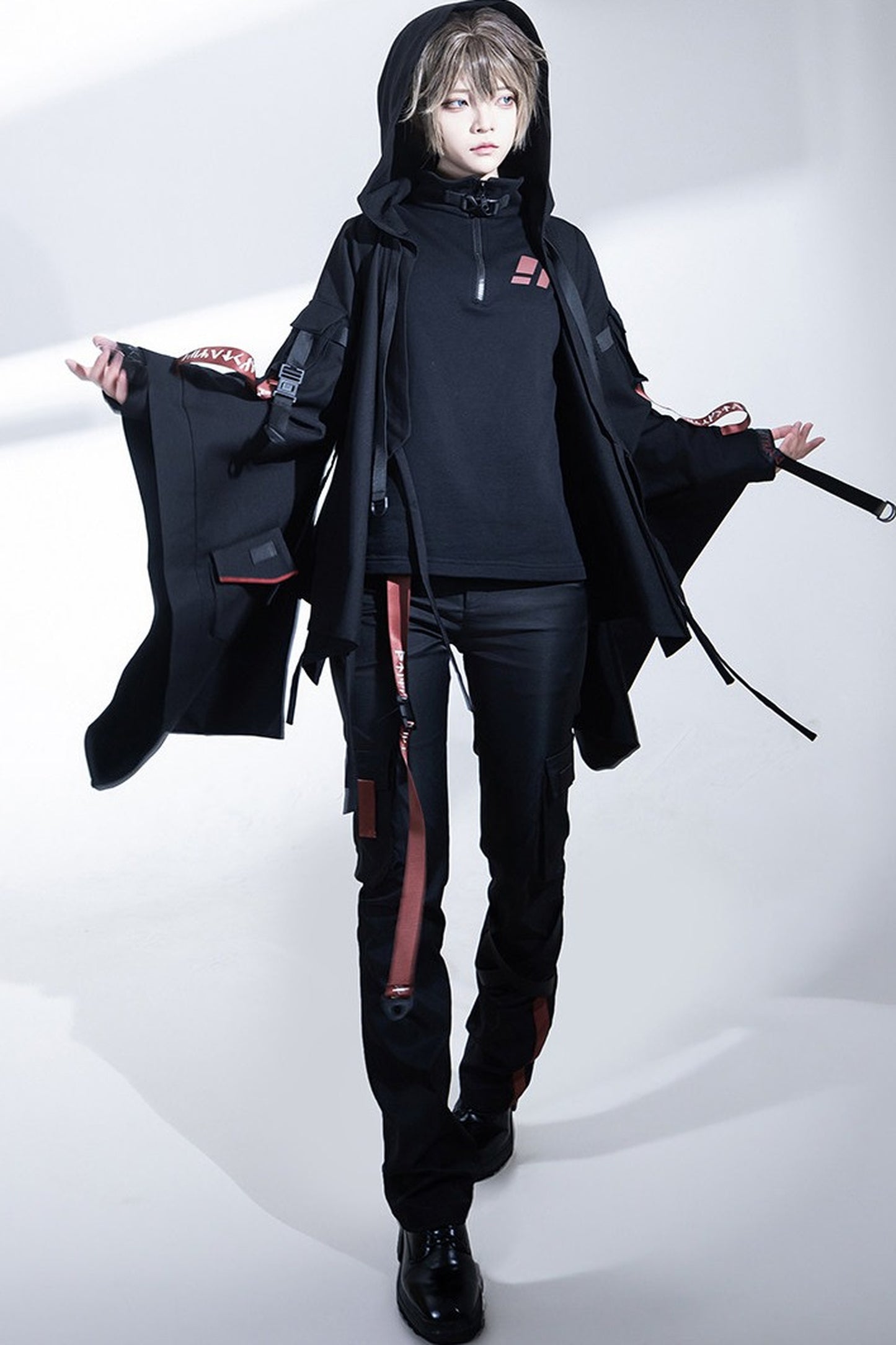 Wasteland Techwear Slim-Fit Pants+Leg warmers