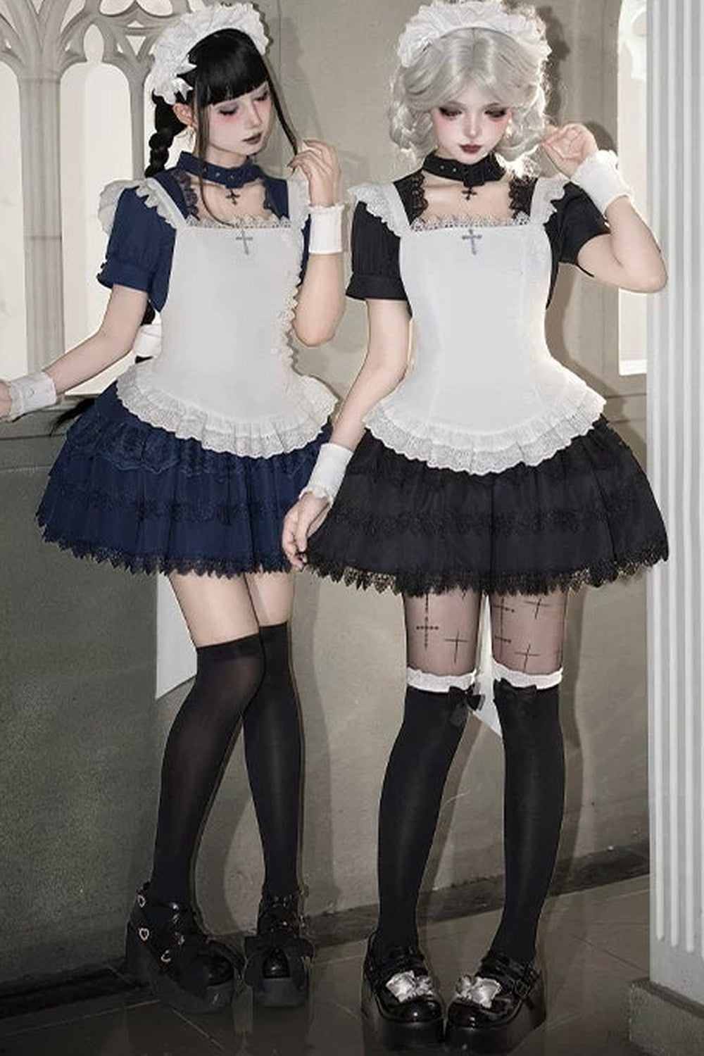 Dark Gothic Maid Lolita Set