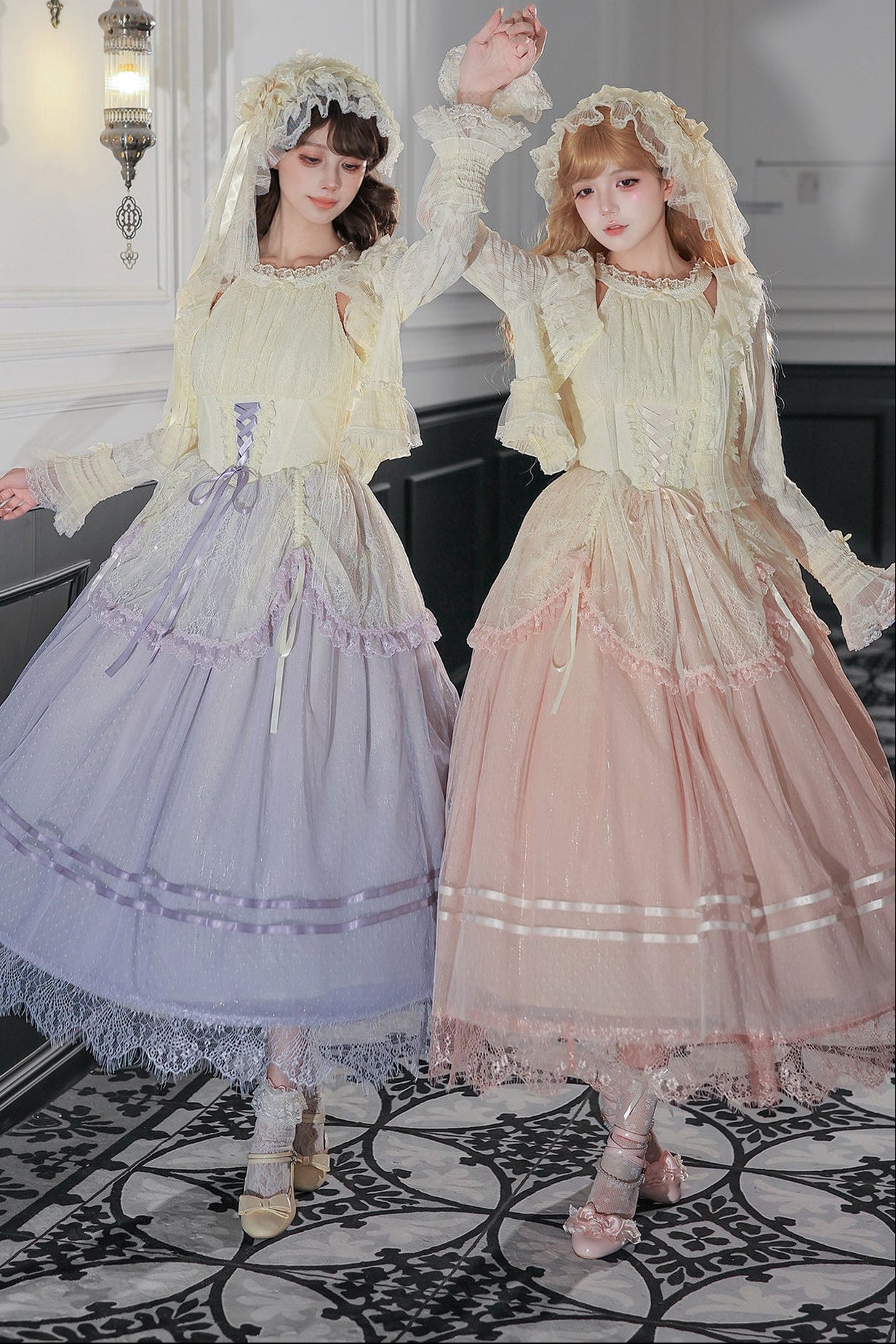 パステルツインプリンセスロリータドレス