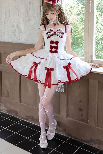 Ballet Lace Strap Dress