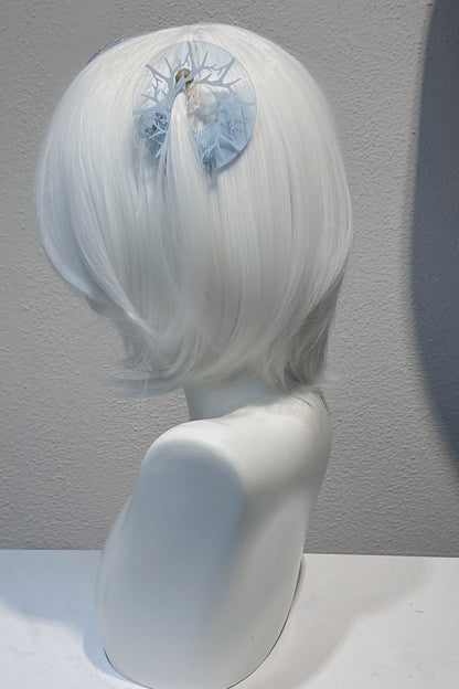 Transparent Hollow Circle Double Ponytail Hair Clip