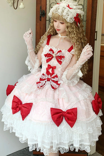 Cotton Candy Ribbon Princess Dress