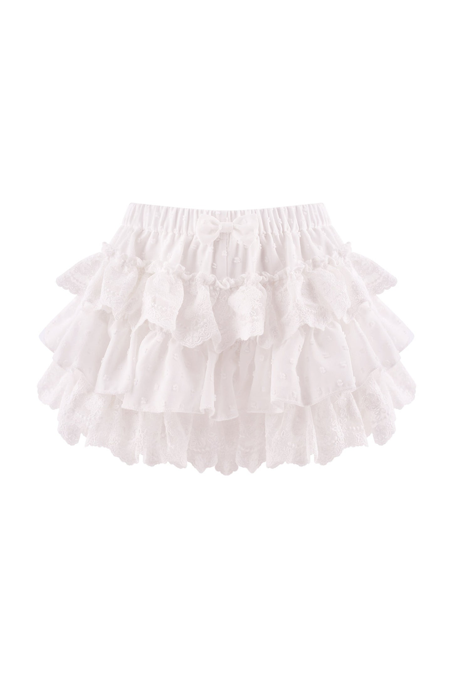 Princess Ribbon Top + White Tiered Skirt
