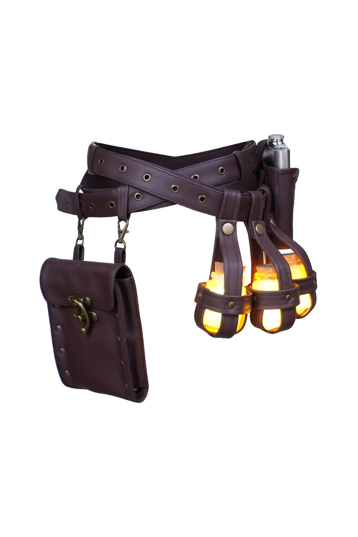Steampunk Multi-Layer Waist Bag