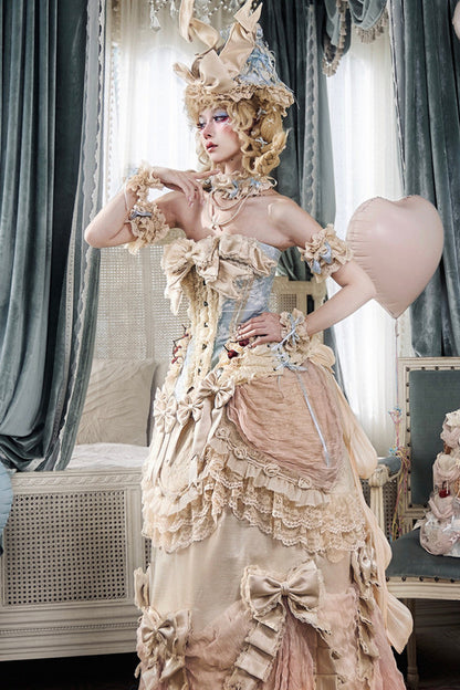 French Retro Trailing Skirt Set-Up