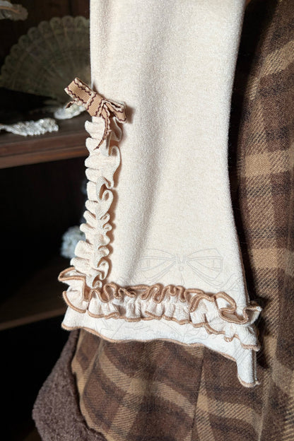 Cape Sweater Dress Skirt Set-Up