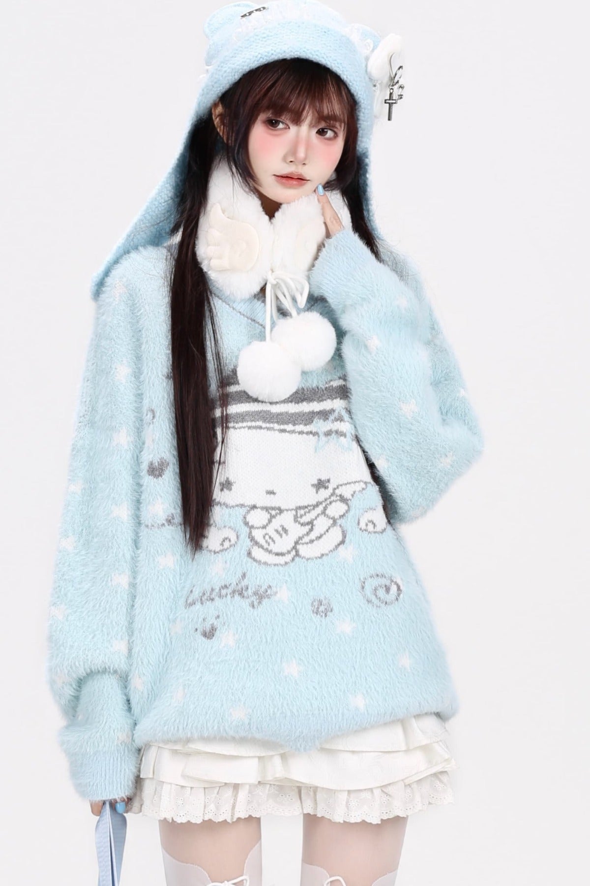 Cat Guitar Knit Sweater