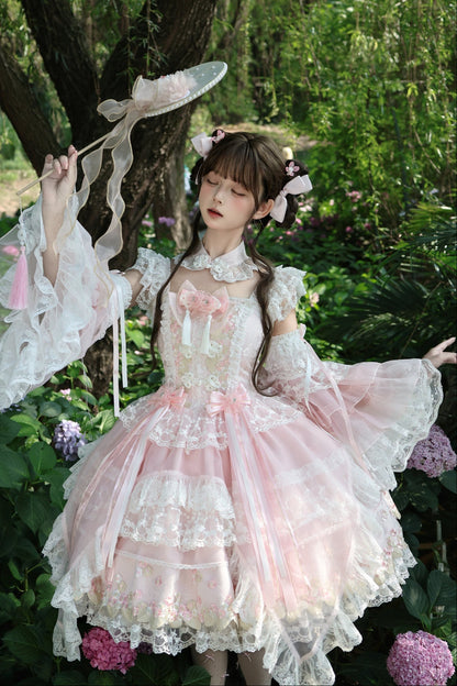 Sugar Blossom Chinese Lolita Dress