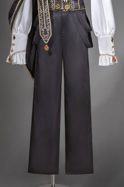 European Court Prince Top Pants Set-Up