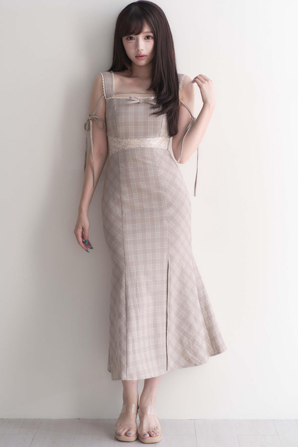 Vestido sin mangas con cordones estilo ryousangata