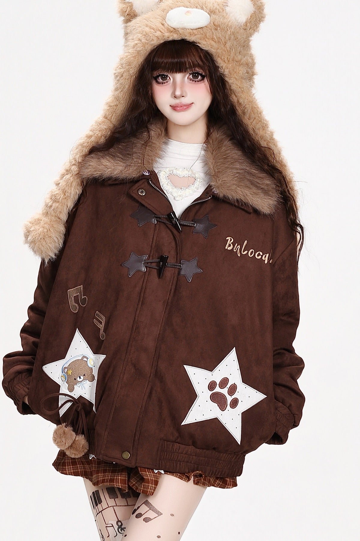 Star Bear Suede Jacket