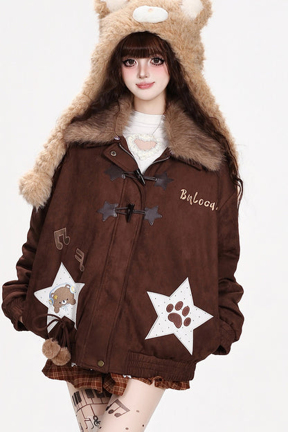 Star Bear Suede Jacket