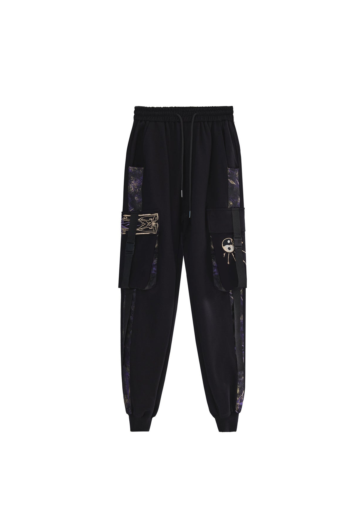 Embroidered Fleece Hoodie and Pants Set-Up