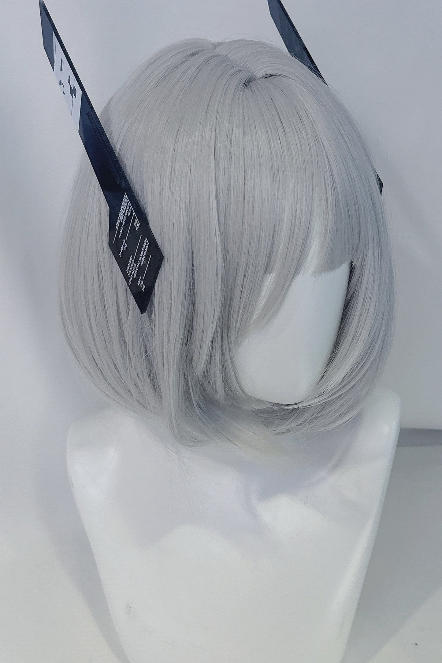 Große Haarspangen im mechanischen Digital-Glitch-Stil