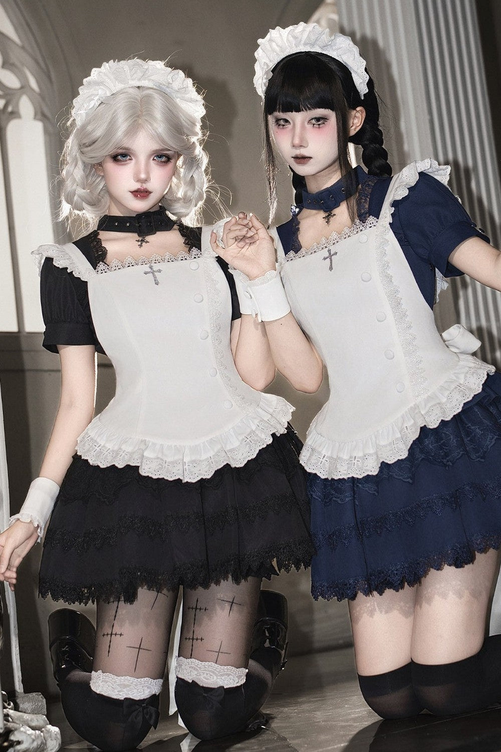 Dark Gothic Maid Lolita Set