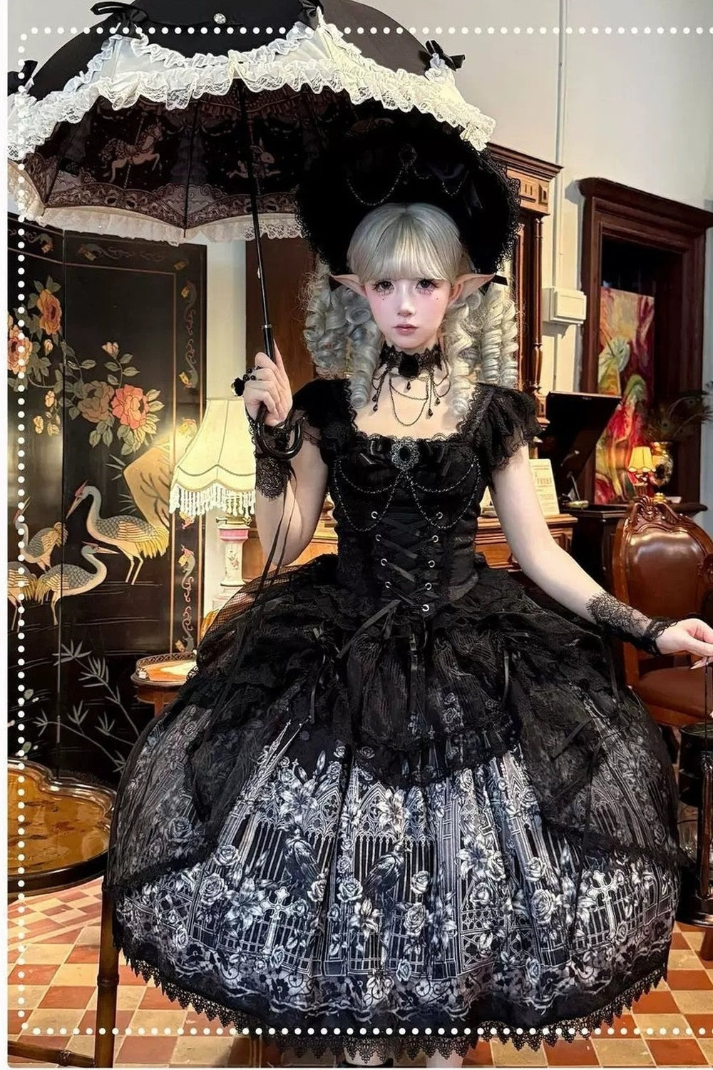 Gothic Dark Style Jsk Dress