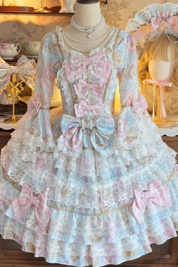 Long-Sleeved Candlestick Dress